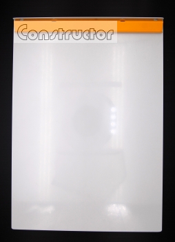 Metallplatte pulverbeschichtet DIN A3