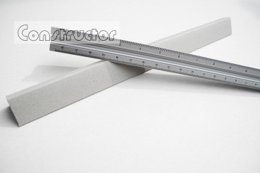 Aluminium Dreikantlineal "Inch"