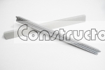 Aluminium Dreikantlineal "Inch"